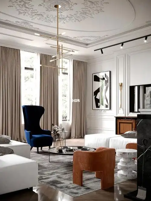 轻奢风|简约纯粹的色彩搭配98