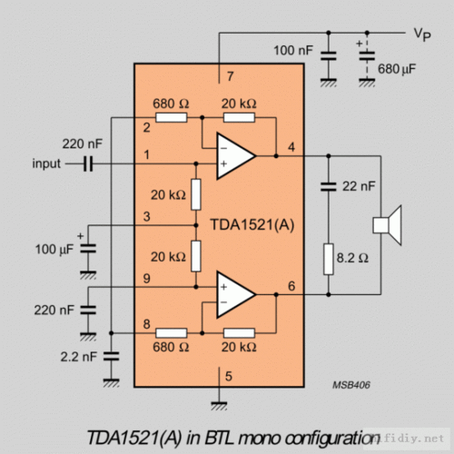 ic后级想洞洞一个tda1521有问题请教