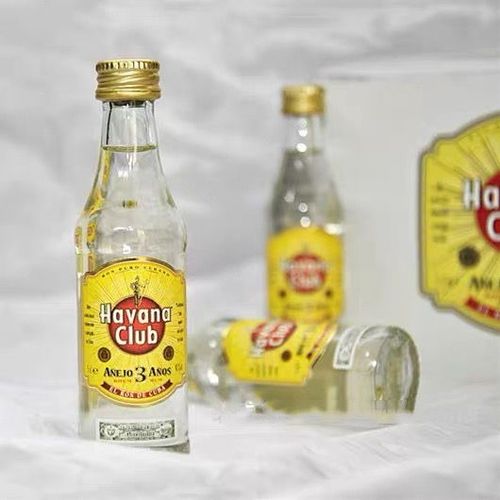 哈瓦纳3年俱乐部朗姆酒 哈瓦那 havana club 50ml洋酒小酒版 酒伴