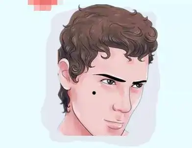 看面相算命分析左右颧骨有痣代表着什么痣