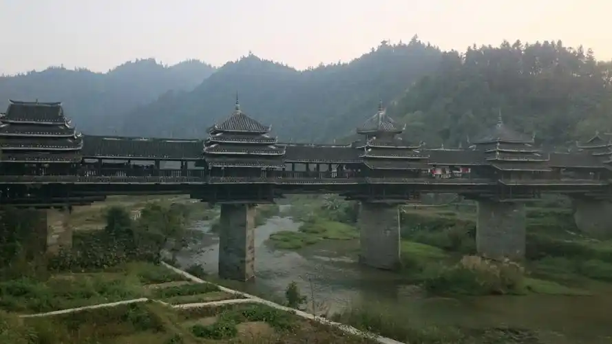 广西三江侗族,程阳八寨游