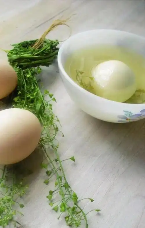 荠菜煮鸡蛋