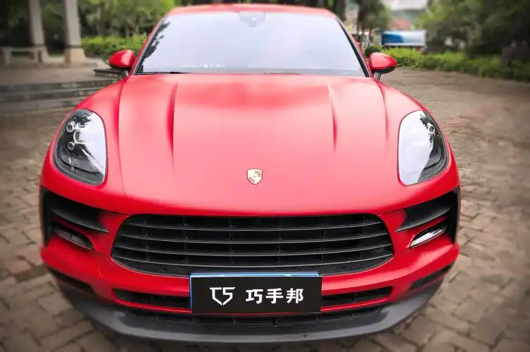保时捷macan装贴威固磨砂车衣_搜狐汽车_搜狐网