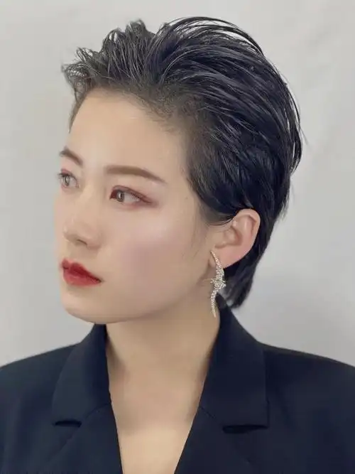 女士大背头_小红书