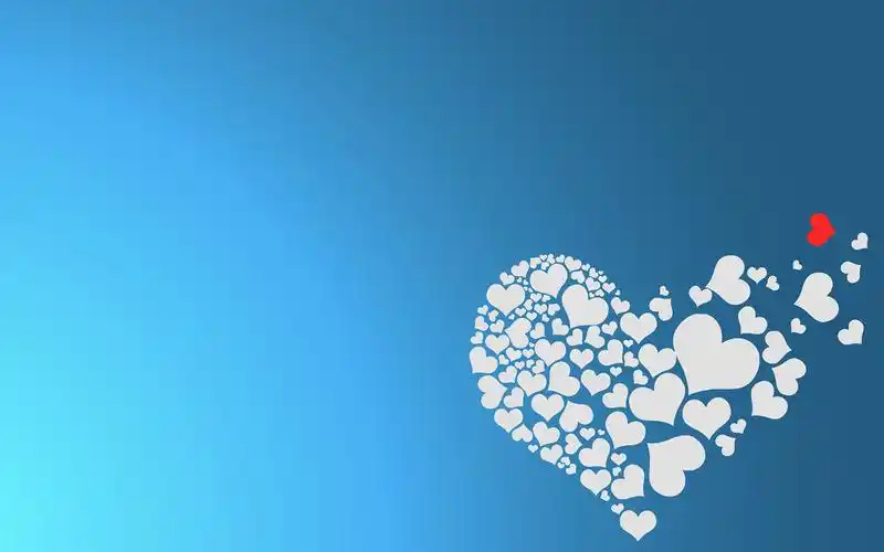 浪漫爱心图片高清电脑桌面壁纸