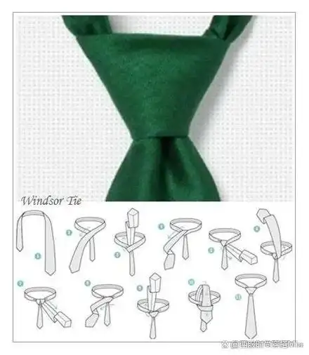 领带作为男士服饰的配件,有着悠久的历史和多种打法.