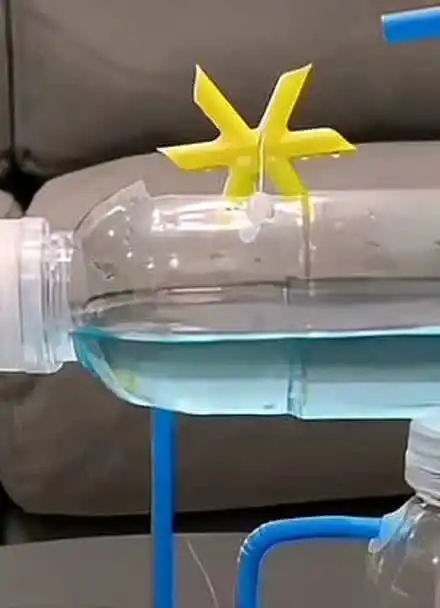 在家做一个无限循环小水车,孩子一整天都不看电视了!