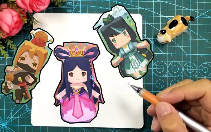 迷你世界的青玄,叶罗丽,离合体后啥样子?作者用一幅漫画告诉你