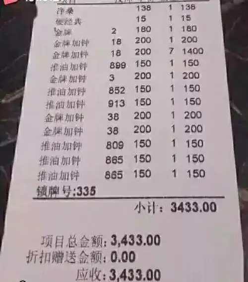 推油加钟和金牌加钟加的什么项目