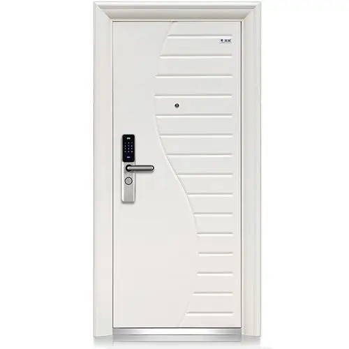 防盗猫眼 五合一智能锁 c级防盗 安全门 进户门 入户门 白色门