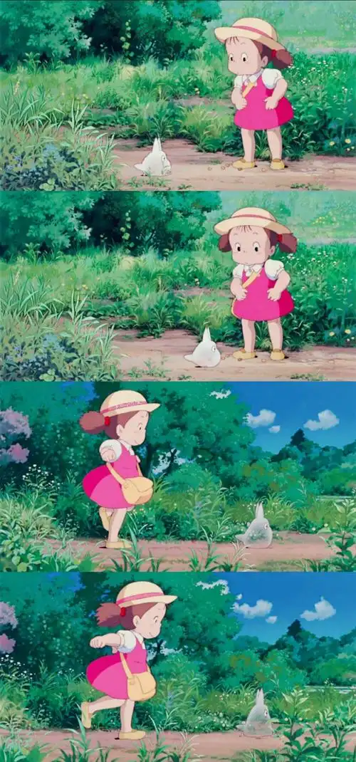 宫崎骏 龙猫 壁纸 小梅