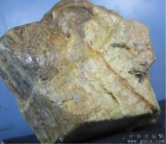 43斤极品青田石!老坑青田蓝带蓝花冻原石