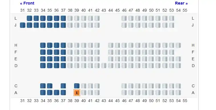 国航空客a330-200选哪里的位子好呢?