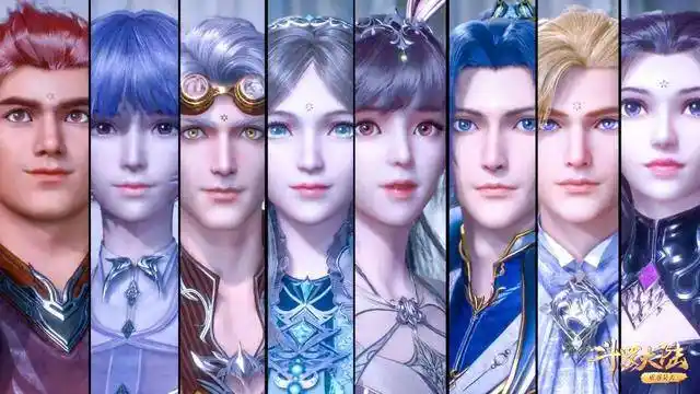 斗罗大陆:不同时期的史莱克七怪,合影照曝光,c位的变化很明显_海神_戴