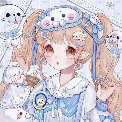 今天二更啊#少女心  #可爱头像