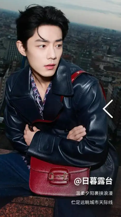 肖战在日落黄昏时