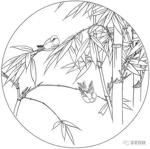 国画白描高清50幅喜欢拿去