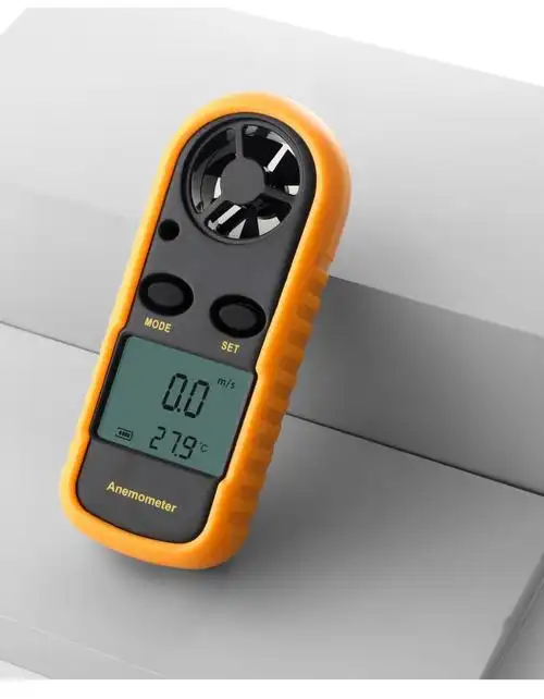 锋上 迷你风速仪 手持式高精度风速测量仪测风温计风力测试仪 迷你风