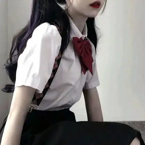 《女生头像》jk少女头像,无论晴天还是阴天,都要美美的