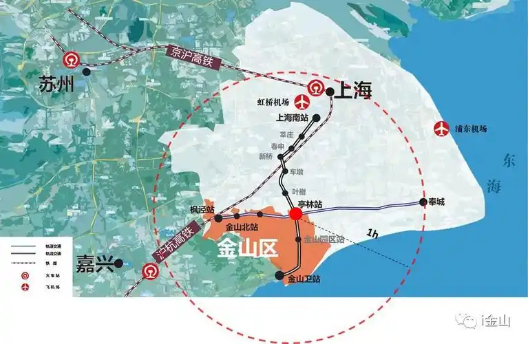 金山这个地方作为接受市区辐射的桥头堡,未来了不得!