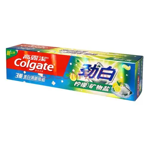【京东超市】高露洁(colgate) 劲白柠檬矿物盐 牙膏 180g