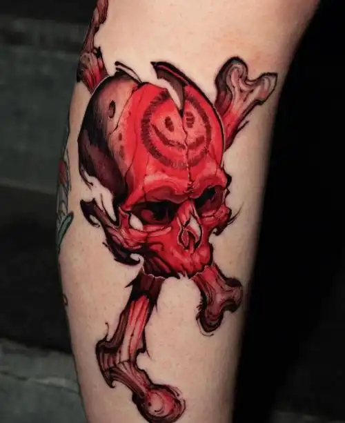 手法细腻的骷髅 很难不爱吧#骷髅纹身  #北京纹身  #亦庄纹身  #new