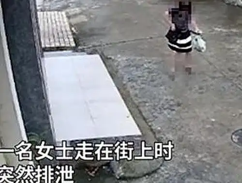 广东广州:一名中年女性穿着裙子站立式当街大便惊呆了网友