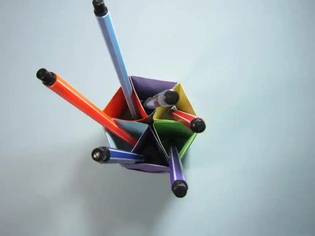 折笔筒步骤图 - 抖音