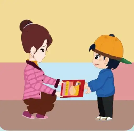 童星幼儿园中三班儒灵童特色课程《接递物品要有礼》