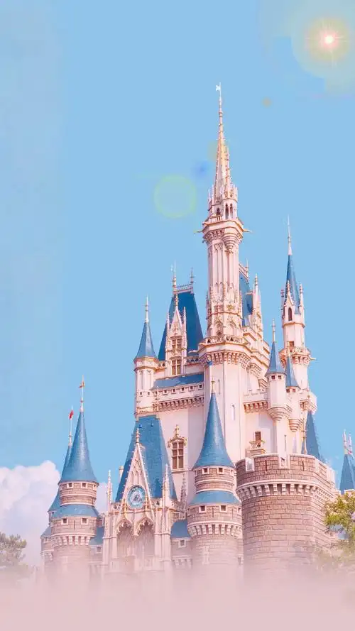迪士尼城堡壁纸:游玩美丽的迪斯尼乐园,好像进入了一个梦幻般的童话
