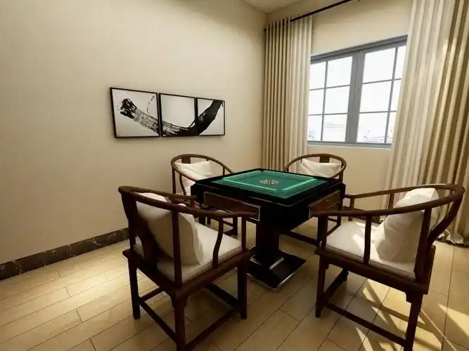 麻将室装修效果图麻将室设计效果图