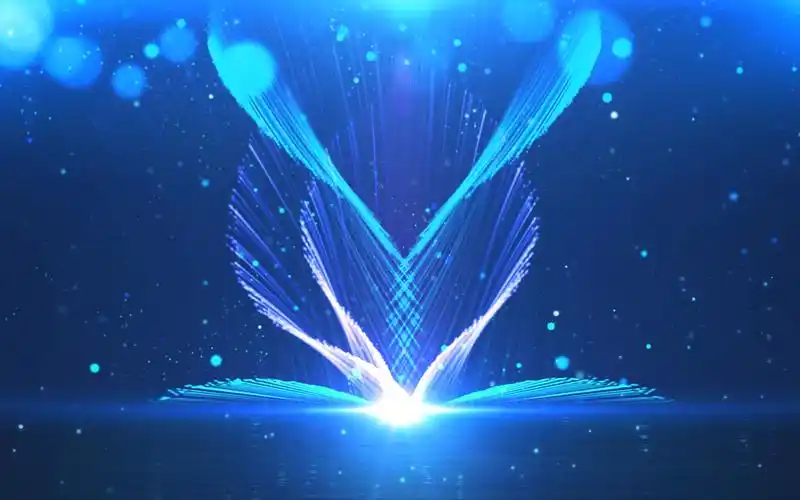 蓝色舞台背景视频素材