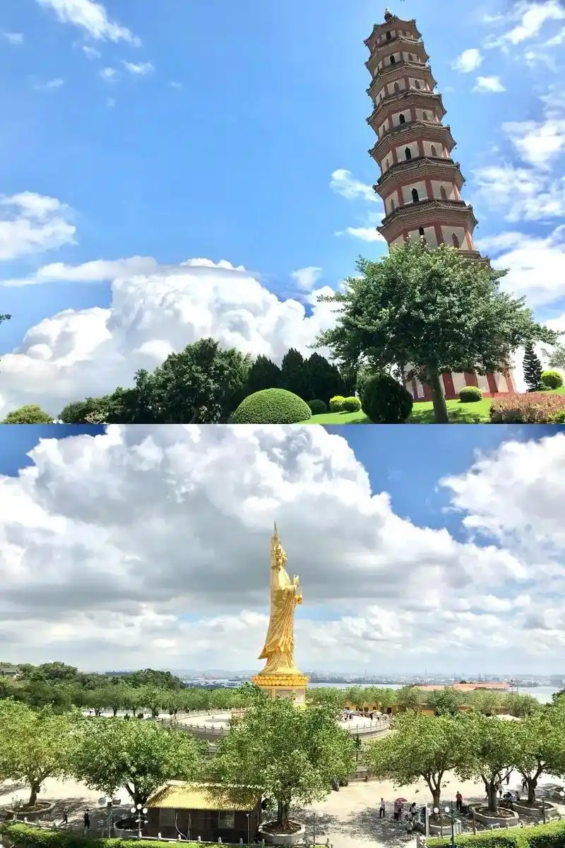 广州莲花山旅游区 国家aaaa景区.#莲花山风景区 #莲花山 - 抖音