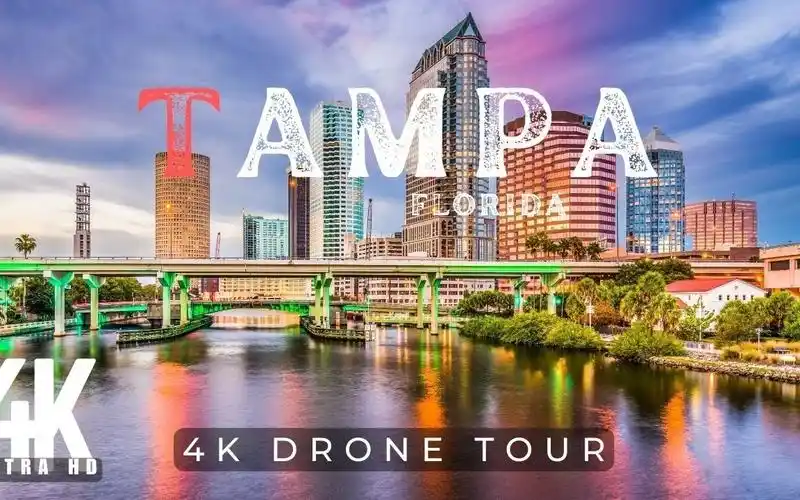 [4k]美国 佛罗里达州坦帕 度假胜地 -俯瞰鸟瞰 城建赏析