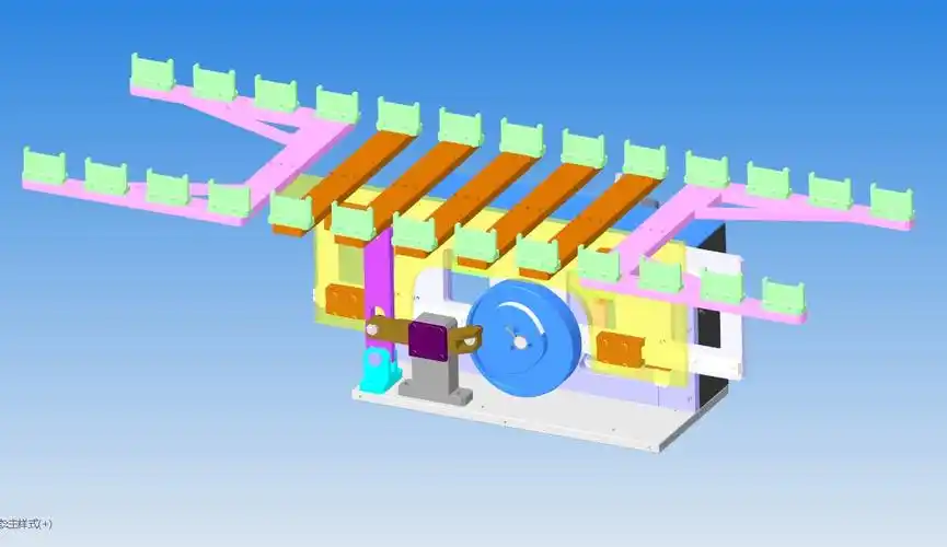 凸轮送料机构-机构图纸-自动化设备|凸轮机构|免费图纸下载|自动机