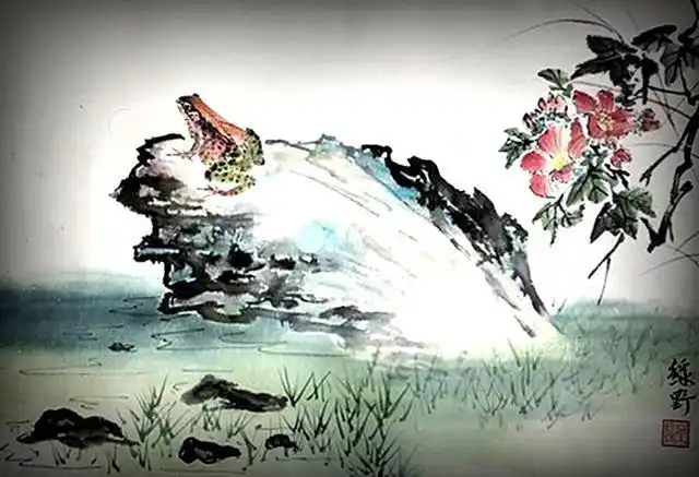 咏蛙诗的几个版本,春来我不先开口,哪个虫儿敢作声