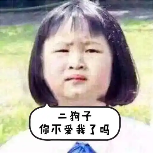 二狗子,你不爱我了吗?_狗子表情