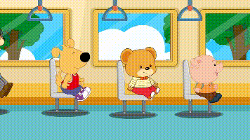 【课堂动画】坐公交车喽_座位