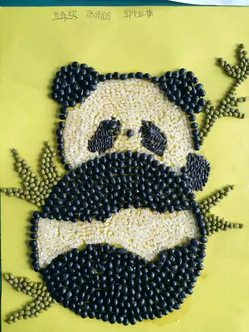 孙七小学五谷作画——生活的另一种味道!