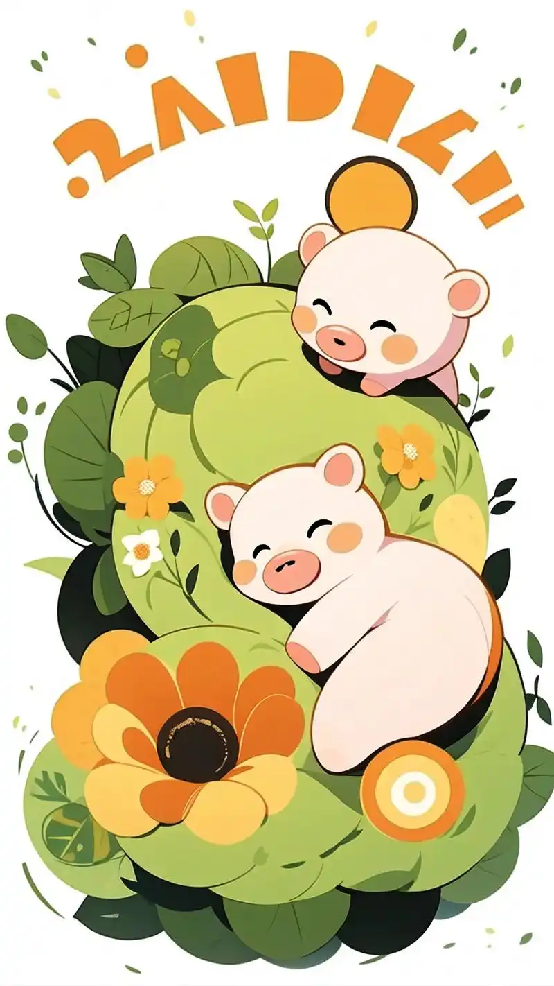 🐷超萌小猪壁纸来袭!💕 萌化人心的可爱小猪壁纸来啦!