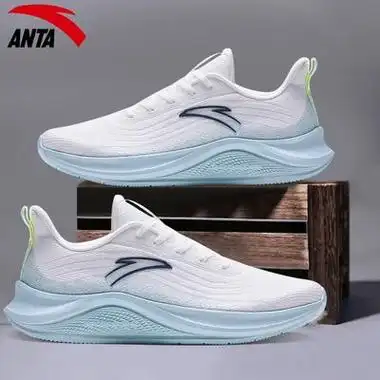 anta 安踏 男鞋跑步鞋飞织网面透气运动鞋2024夏季新款官方旗舰慢跑