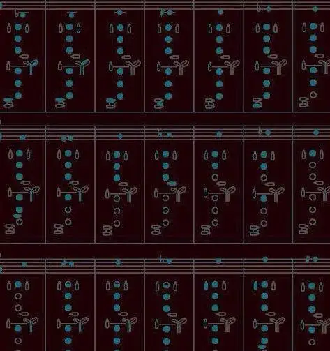 双簧管指法图片