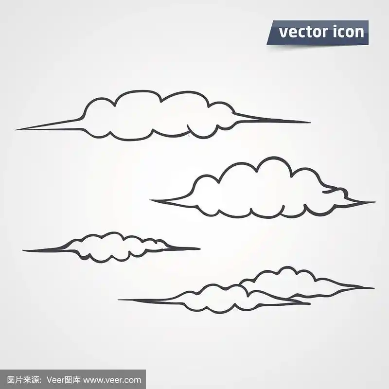 天空,绘画插图,矢量,云,夜晚