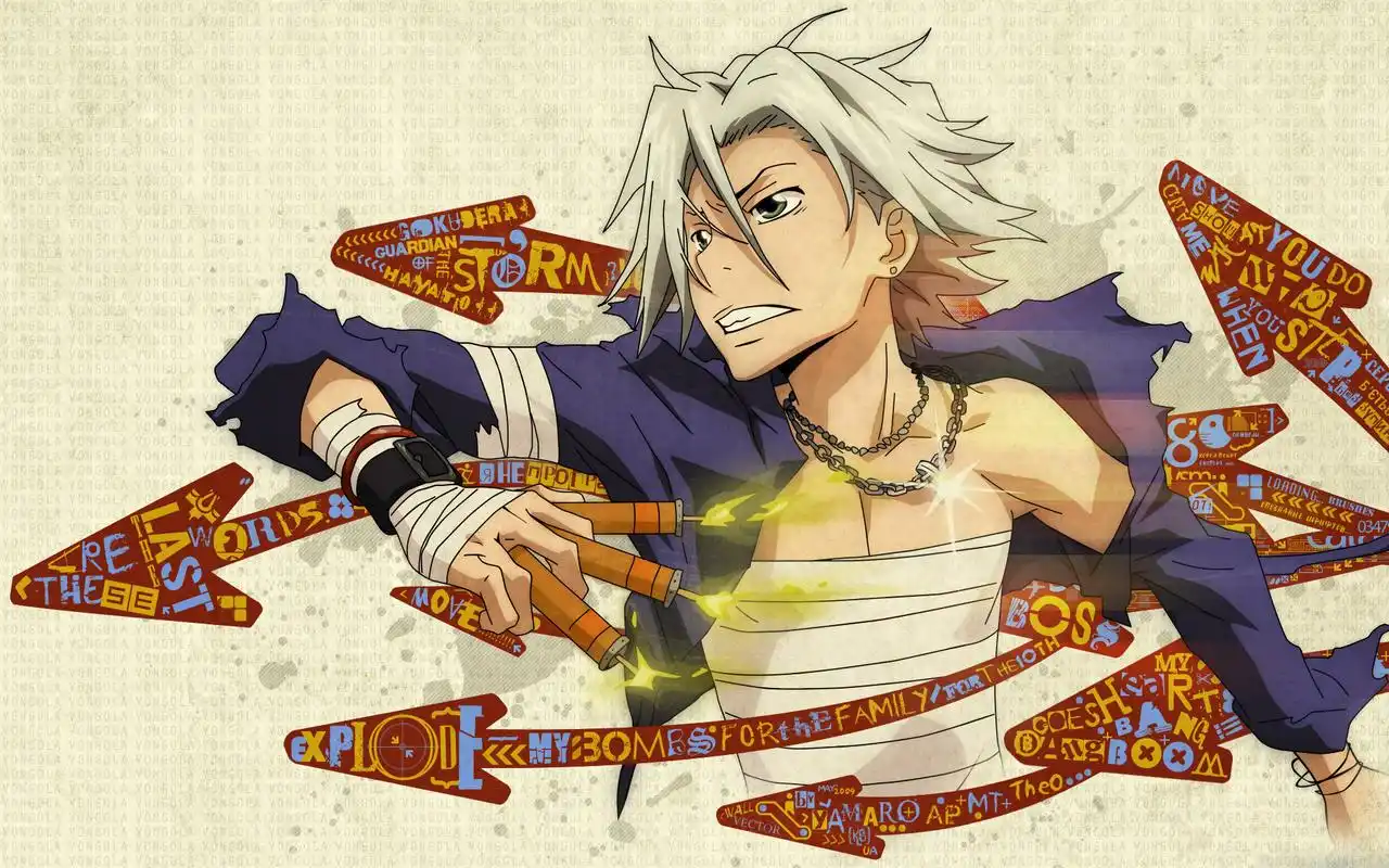 电脑壁纸 动漫卡通 动漫人物 家庭教师狱寺隼人