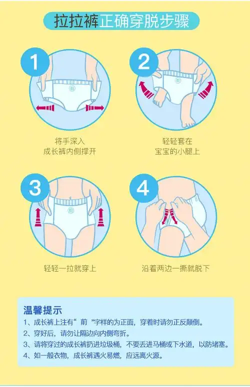 柔丫新版小倾心 柔丫纸尿裤 拉拉裤 新生婴儿超薄一体裤体验装