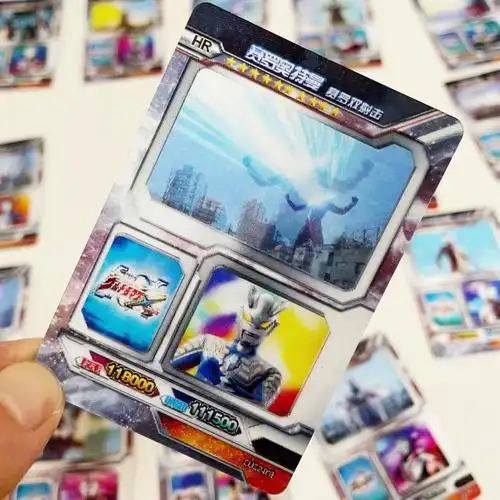 3d立体卡hr电视卡泽塔奥特曼变身卡收藏册满星六一儿童玩具10张3d电视