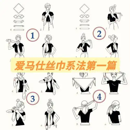 爱马仕丝巾系法第一篇78