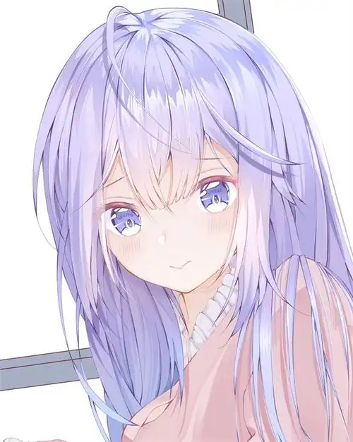 精选动漫美女图片大全紫色系动漫人物作品集