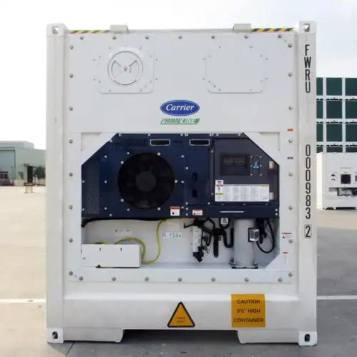 40 feet reefer container equip thermo king cooling unit r-404a