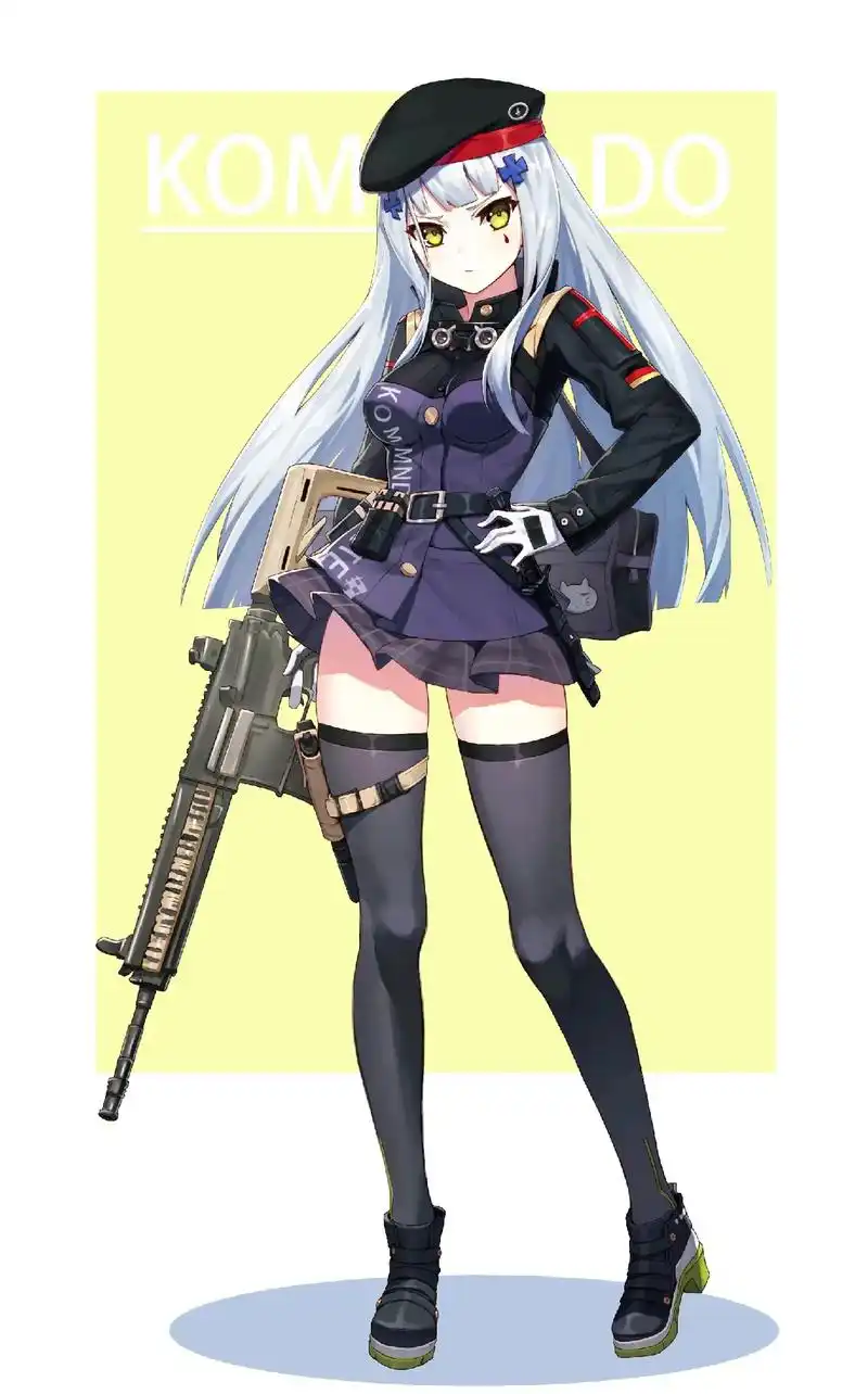 少女前线 #壁纸 #hk416 身材好,胸大, 星之茧舔爆 - 抖音